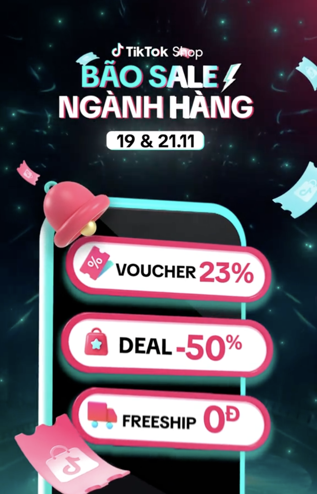 Kết hợp mã giảm giá TikTok Shop & freeship để giảm chi phí mua hàng