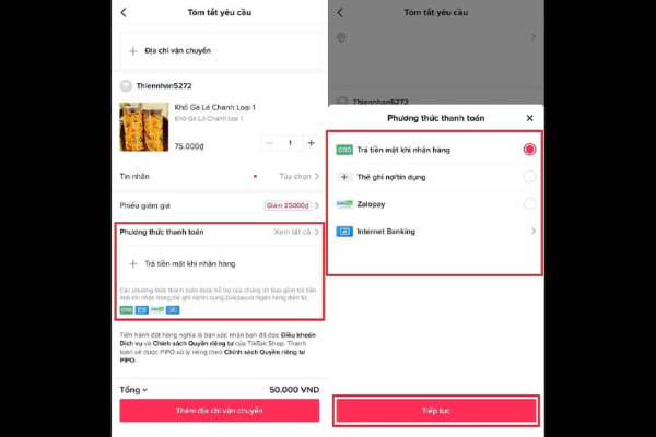 Hạn chế thay đổi ngân hàng liên kết TikTok Shop nhiều lần