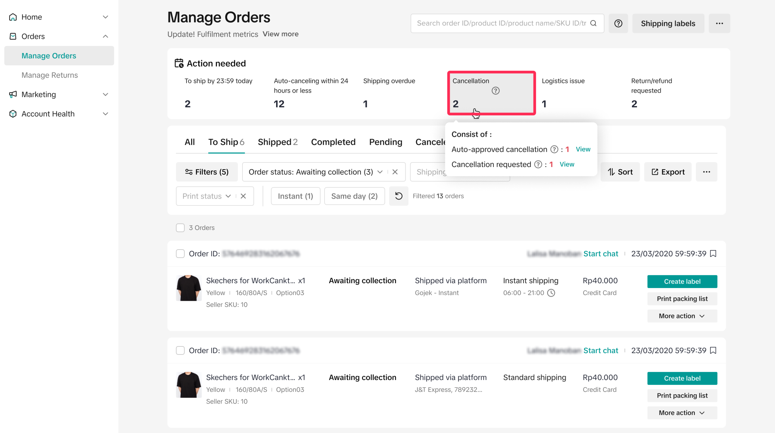 Một số lưu ý giúp giảm nguy cơ hủy đơn tự động trong dài hạn